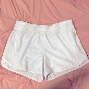 White spandex Avia shorts